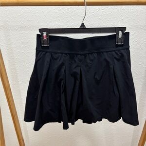 Lululemon Athletica Black Pleated Mini Skirt